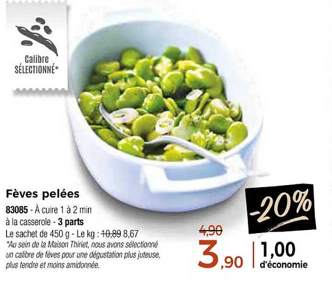 Fèves pelées