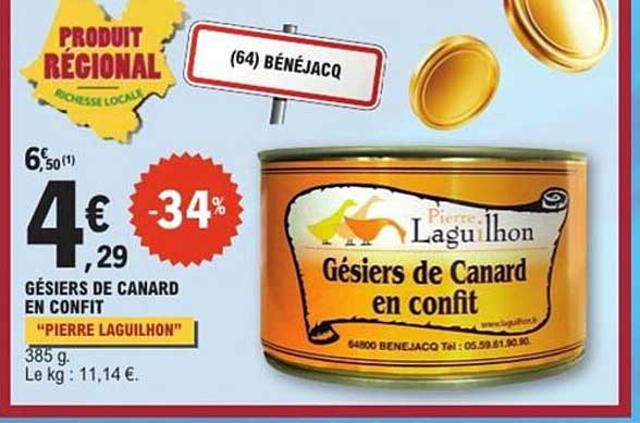 Gésiers de Canard en Confit