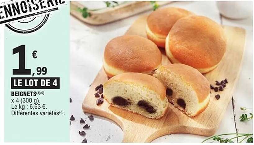 LE LOT DE 4 BEIGNETS