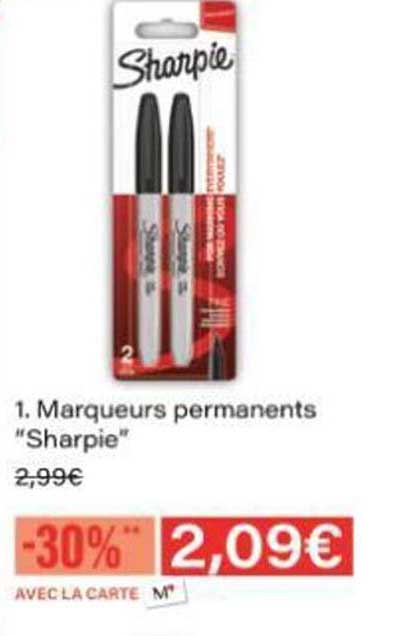 Marqueurs permanents "Sharpie"