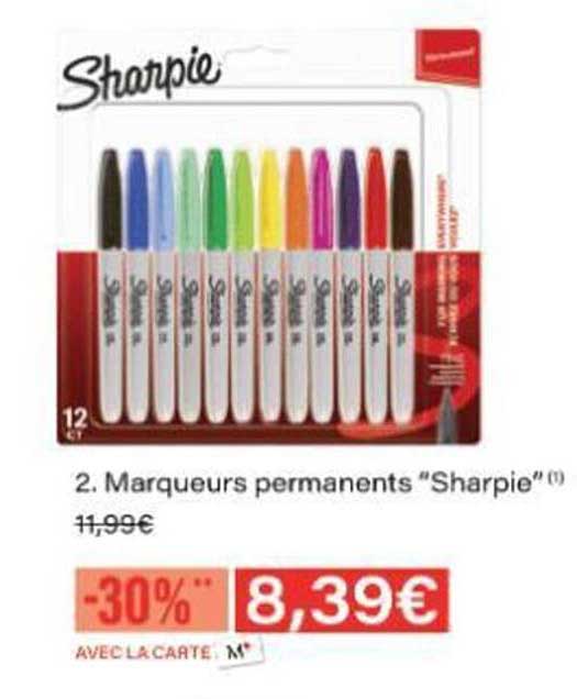 Marqueurs permanents “Sharpie”
