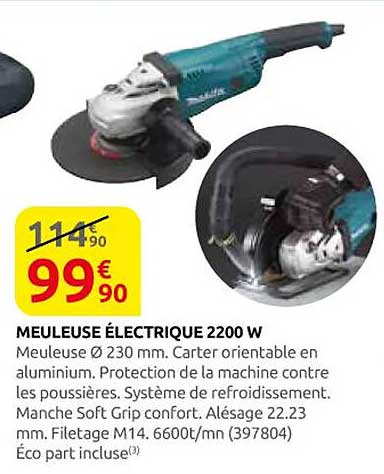MEULEUSE ÉLECTRIQUE 2200 W