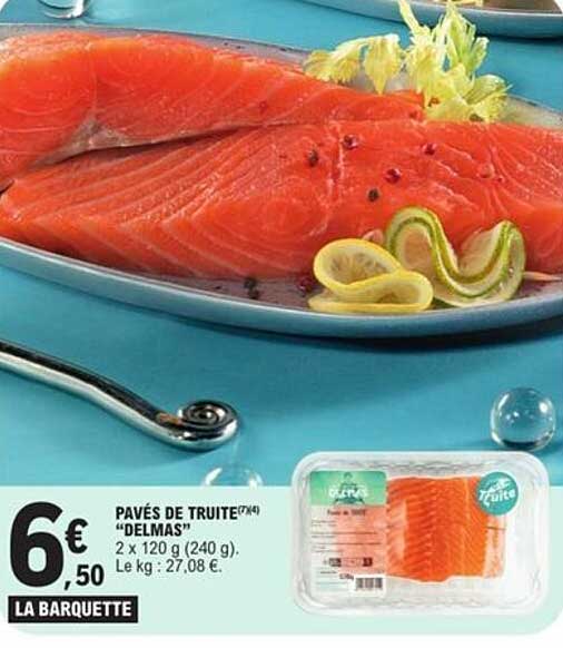 PAVÉS DE TRUITE 2 x 120 g (240 g)