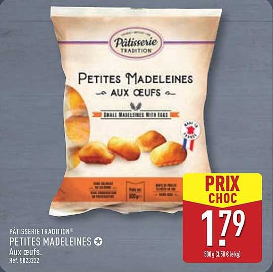 PETITES MADELEINES AUX ŒUFS