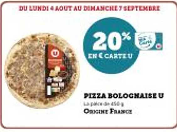 PIZZA BOLOGNAISE U