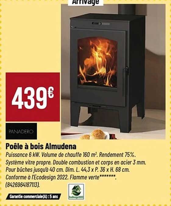 Poêle à bois Almudena