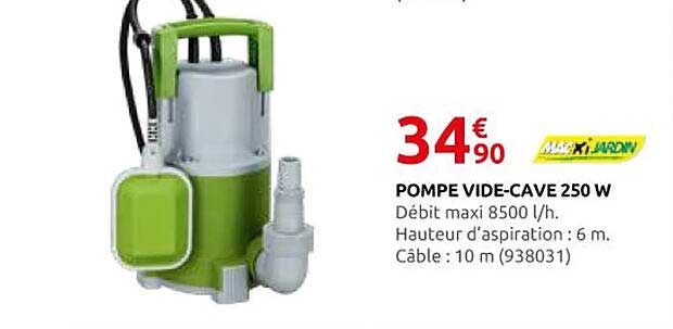 POMPE VIDE-CAVE 250 W