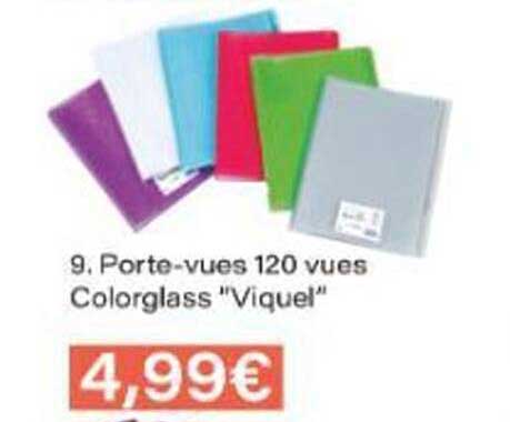 Porte-vues 120 vues Colorglass 'Viquel'