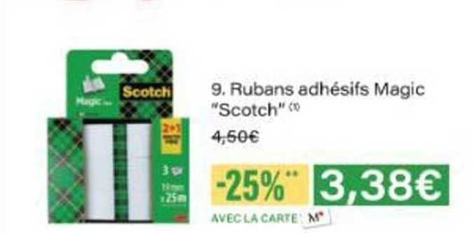 Rubans adhésifs Magic "Scotch"