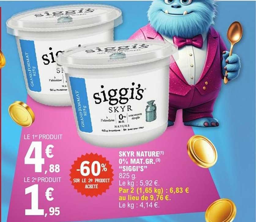 SKYR NATURE 0% MAT.GR. "SIGGI'S"