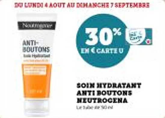 SOIN HYDRATANT ANTI BOUTONS NEUTROGENA