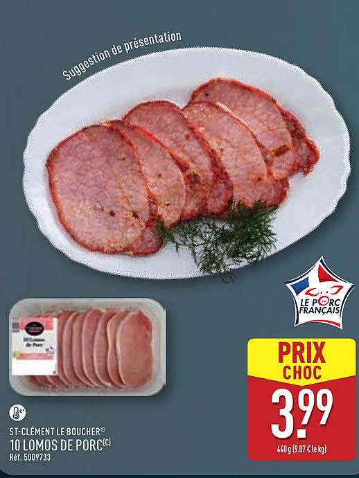 ST-CLÉMENT LE BOUCHER® 10 LOMOS DE PORC