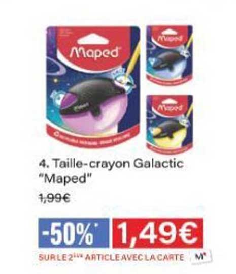 Taille-crayon Galactic "Maped"