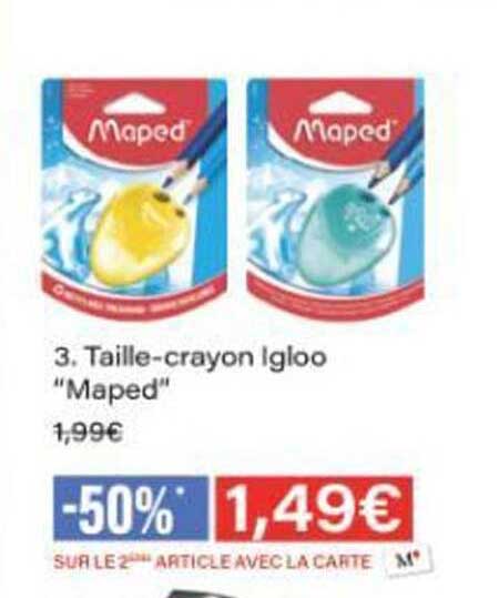 Taille-crayon Igloo "Maped"