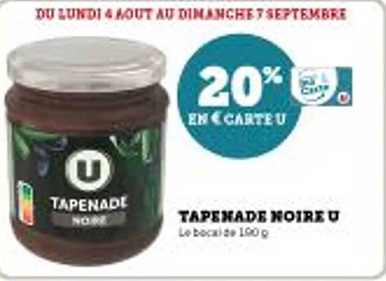 TAPENADE NOIRE U