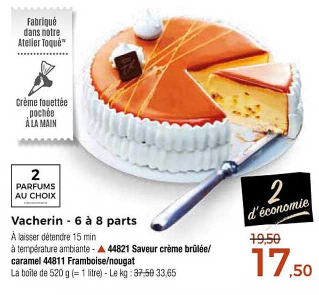 Vacherin - 6 à 8 parts