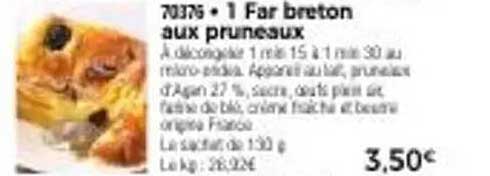 1 Far breton aux prunseux