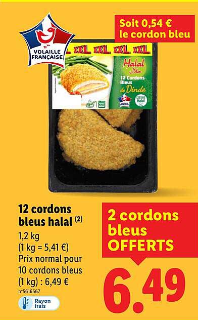 12 cordons bleus halal