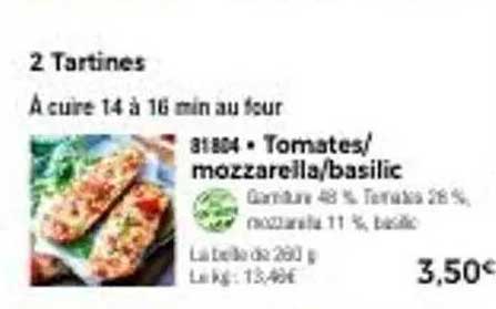 2 Tartines