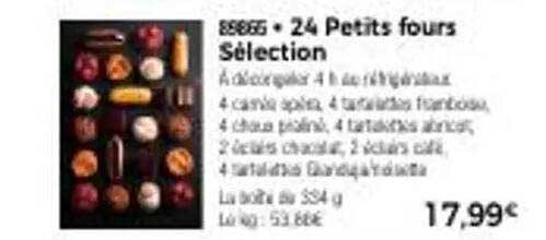 24 Petits fours Sélection
