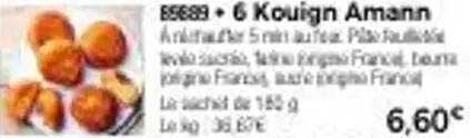 6 Kouign Amann