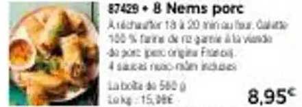 8 Nems porc
