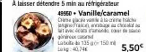 À laisser détendre 5 min au réfrigérateur 45560 • Vanille/caramel
