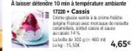 À laisser étendre 10 min à température ambiante 17220 - Cassis