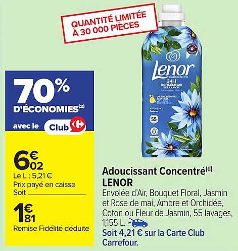 Adoucissant Concentré LENOR