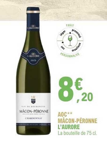 AOC Mâcon-Péronne L’Aurore - 2023