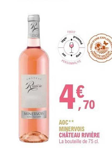 AOC** MINERVOIS CHÂTEAU RIVIÈRE