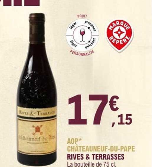 AOP* CHÂTEAUNEUF-DU-PAPE RIVES & TERRASSES