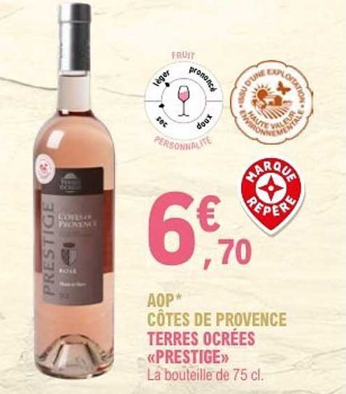 AOP* Côtes de Provence Terres Ocres "Prestige"
