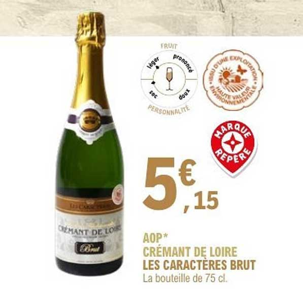 AOP* Crémant de Loire Les Caractères Brut