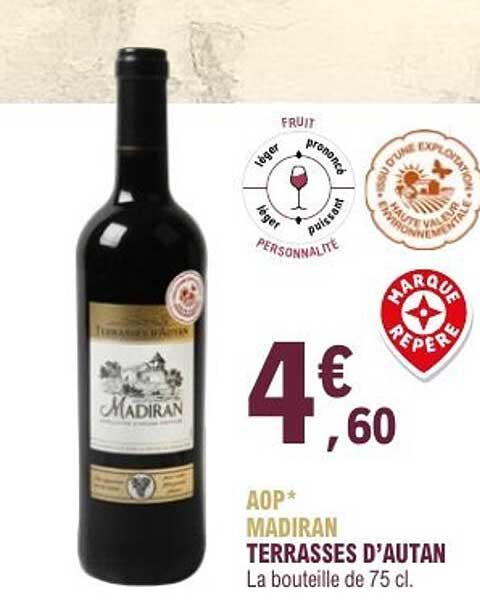 AOP* Madiran Terrasses d’Autan