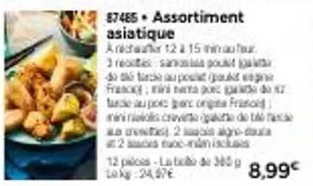 Assortiment asiatique