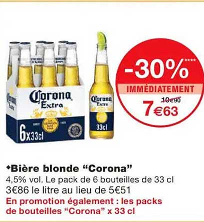 Bière blonde “Corona”