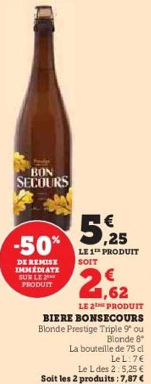 BIERE BONSECOURS