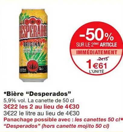 Bière "Desperados"