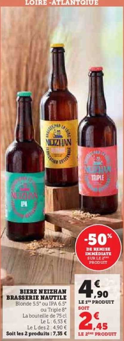 BIERE NEIZHAN BRASSERIE NAUTILE