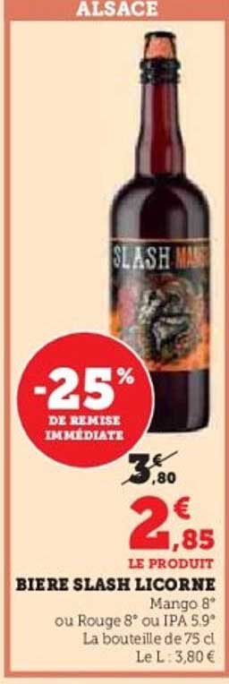 BIERE SLASH LICORNE