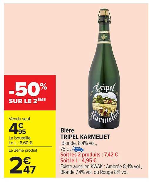 Bière TRIPEL KARMELIET