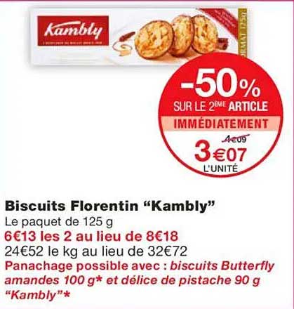 Biscuits Florentin “Kambly”