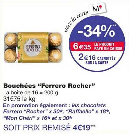 Bouchées “Ferrero Rocher”