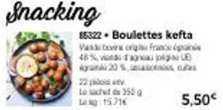 Boulette kefta