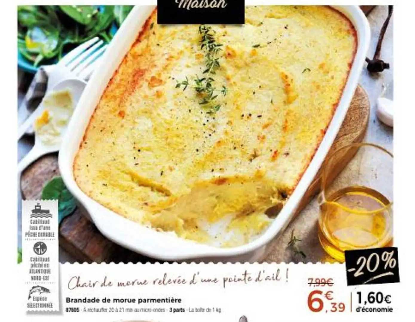 Brandade de morue parmentière
