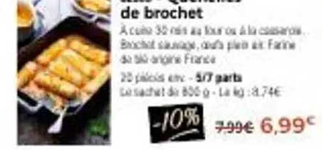 Brochettes de brochet