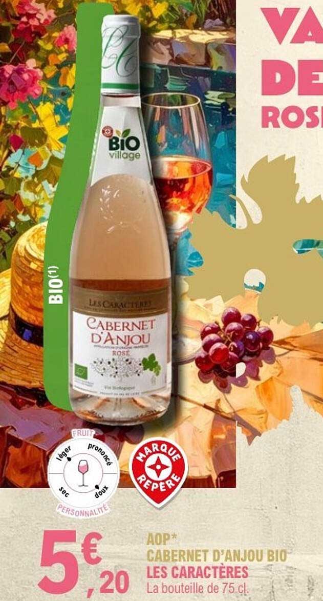 CABERNET D’ANJOU BIO LES CARACTERES