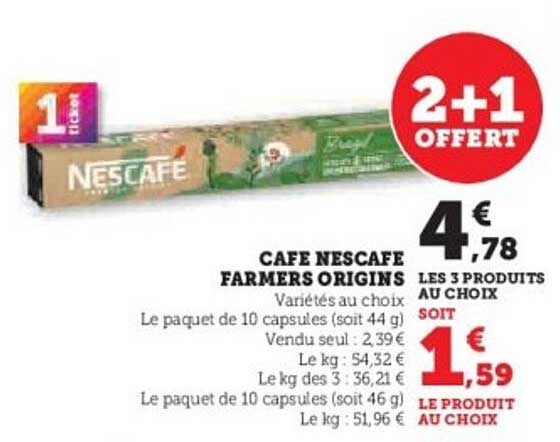 CAFÉ NESCAFÉ FARMERS ORIGINS