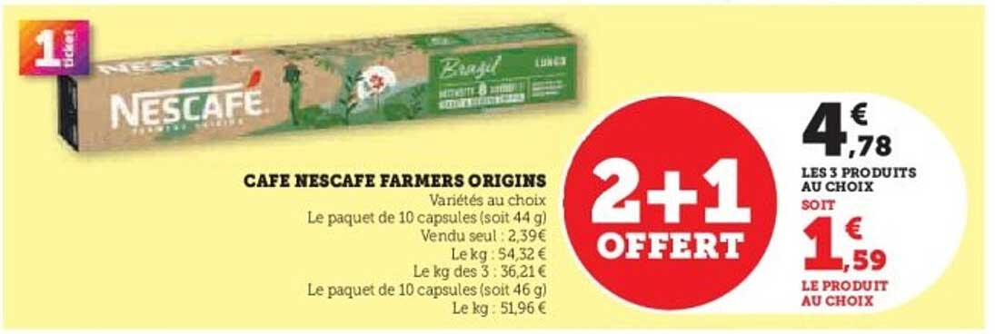 CAFÉ NESCAFE FARMERS ORIGINS
